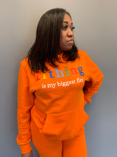 Load image into Gallery viewer, Tithing Orange Sweatsuit
