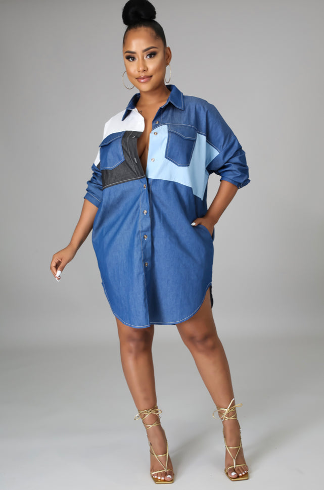 Sanctified Denim Dress